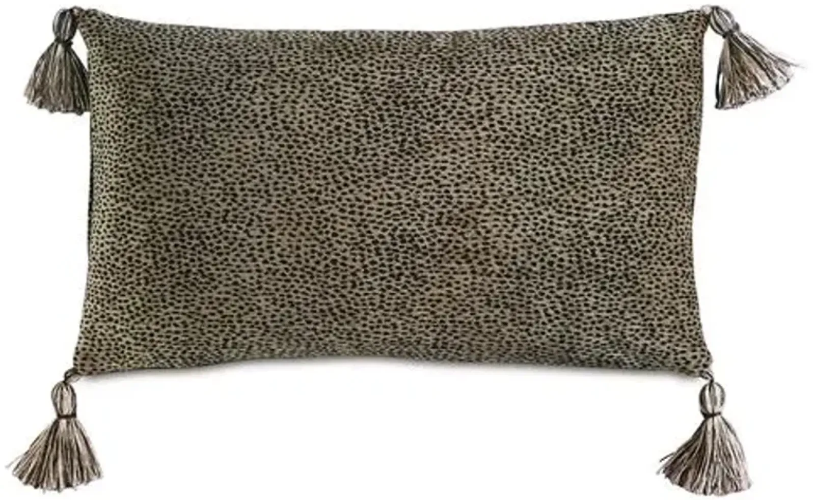 Aria 13x22 Lumbar Pillow - Tan/Black