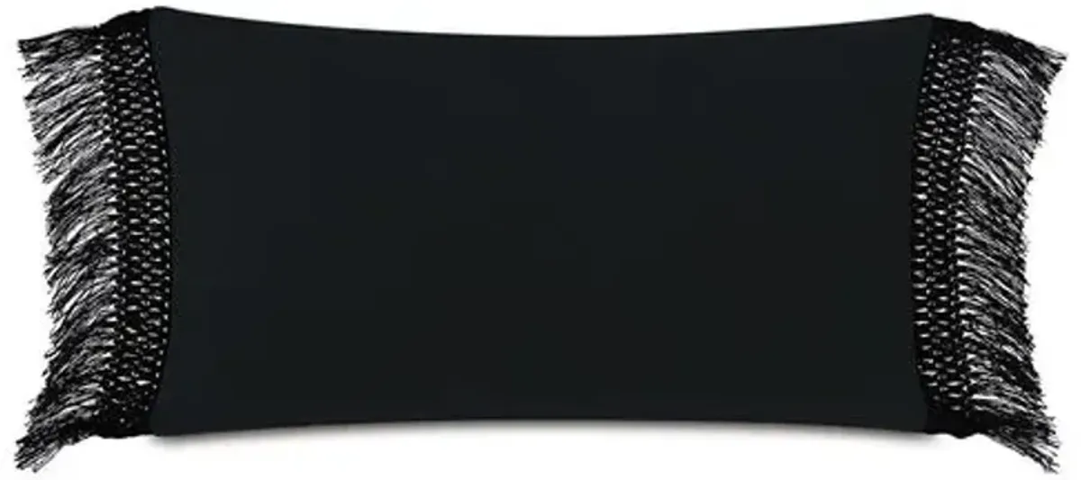 Raz 15x26 Lumbar Pillow - Cream/Brown