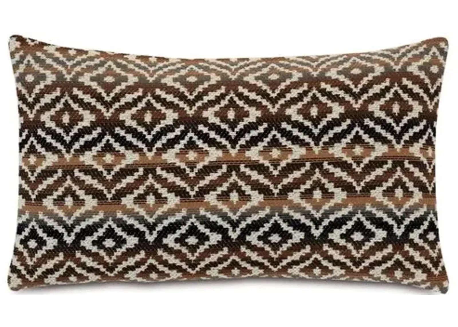 Horrace 15x26 Lumbar Pillow - Brown/Cream