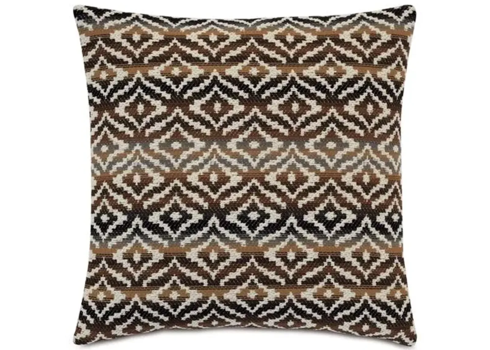 Horrace 22x22 Pillow - Brown/Cream