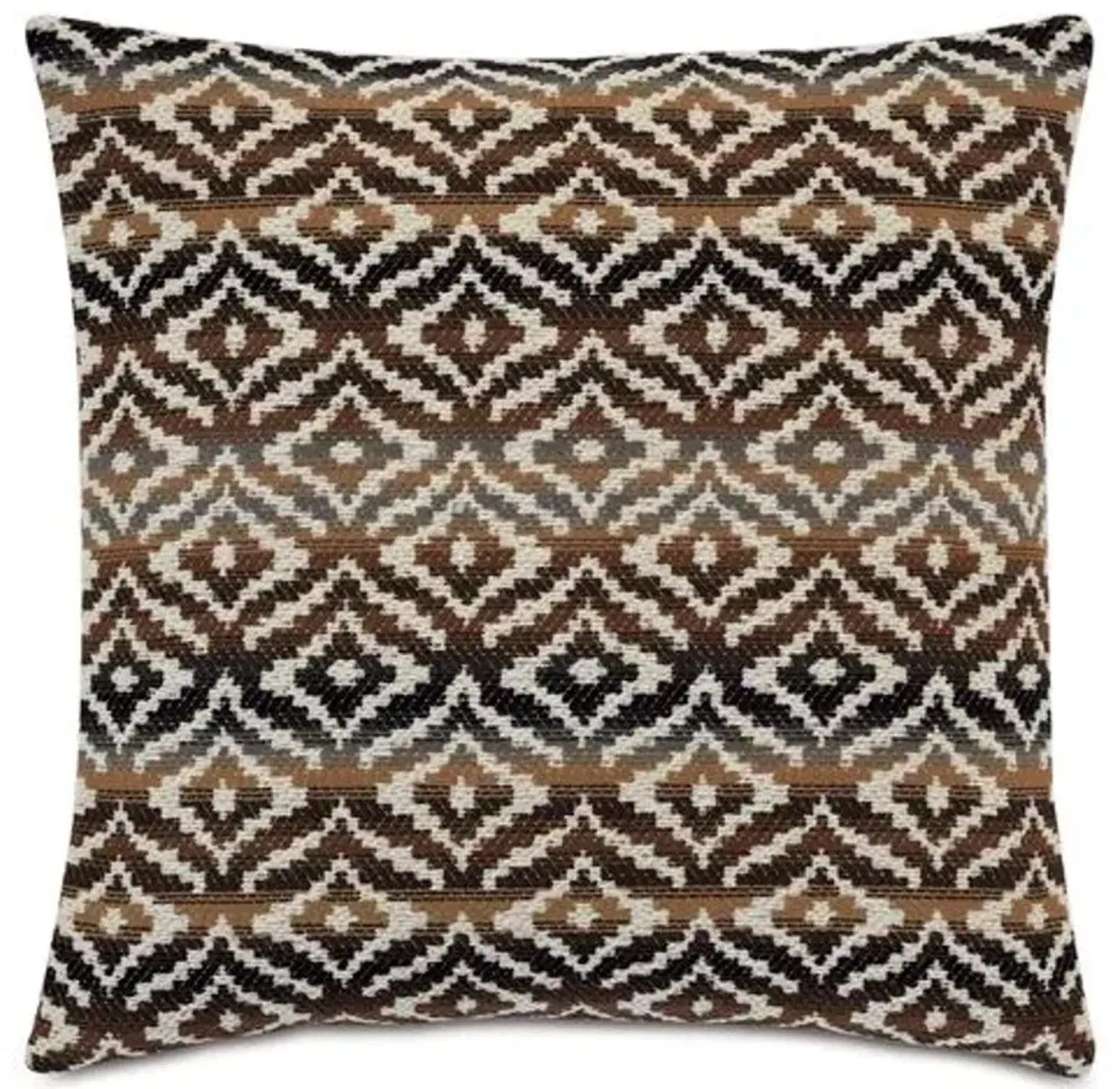 Horrace 22x22 Pillow - Brown/Cream