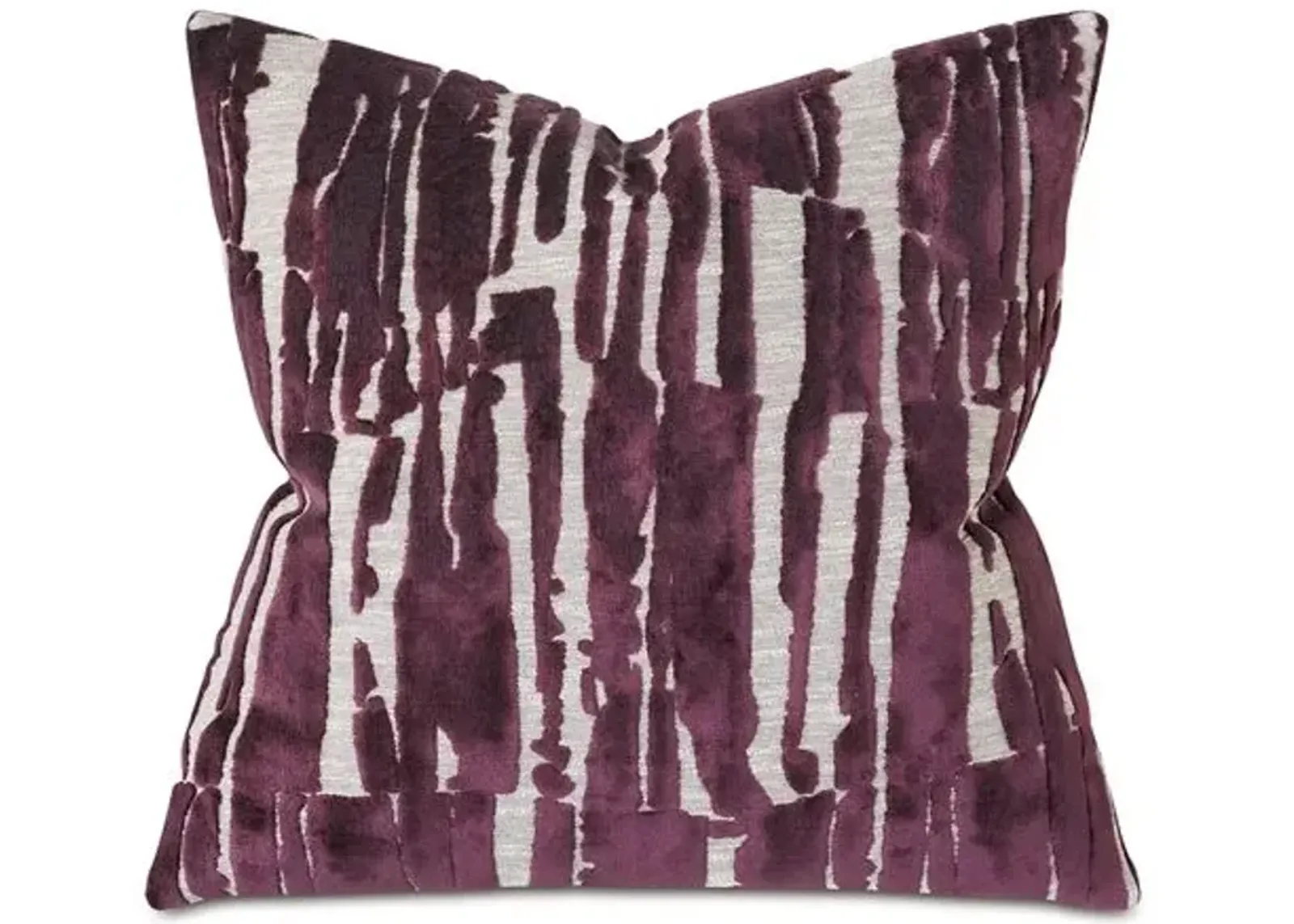 Lori 22x22 Velvet Pillow - Berry