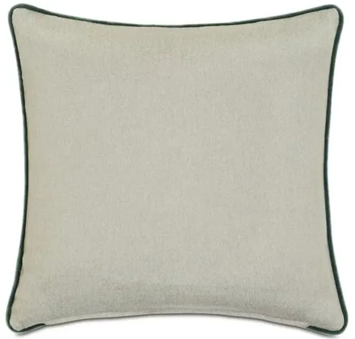 Nali 20x20 Velvet Pillow - Green/Khaki