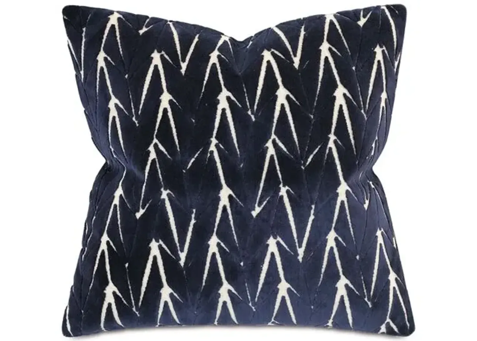 Phase Velvet 22x22 Pillow - Blue