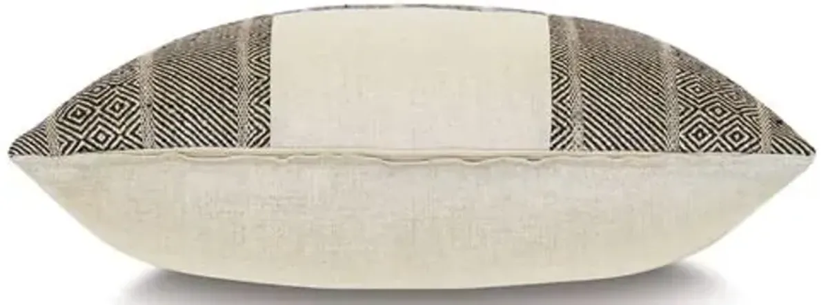 Moira 20x20 Pillow - Cream/Brown