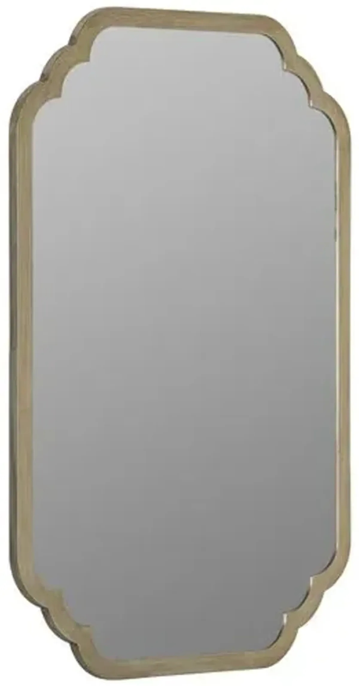 Cara Wall Mirror - Silver Leaf