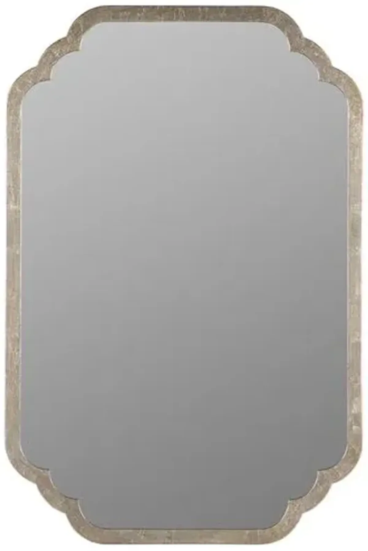 Cara Wall Mirror - Silver Leaf