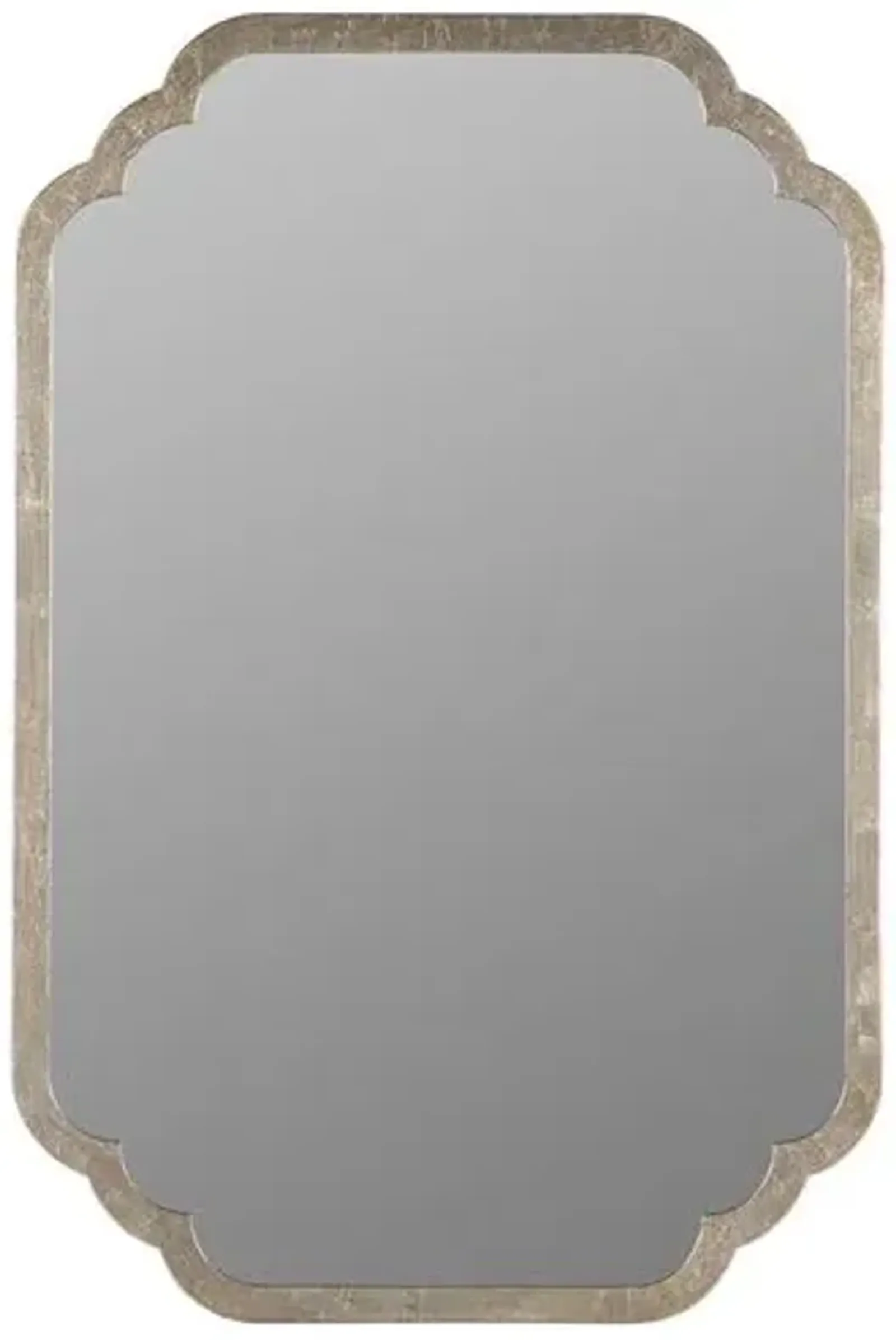 Cara Wall Mirror - Silver Leaf