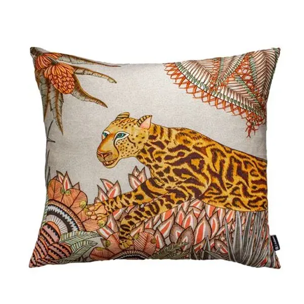 Cheetah Kings 20x20 Pillow - Beige - Ngala Trading Co.