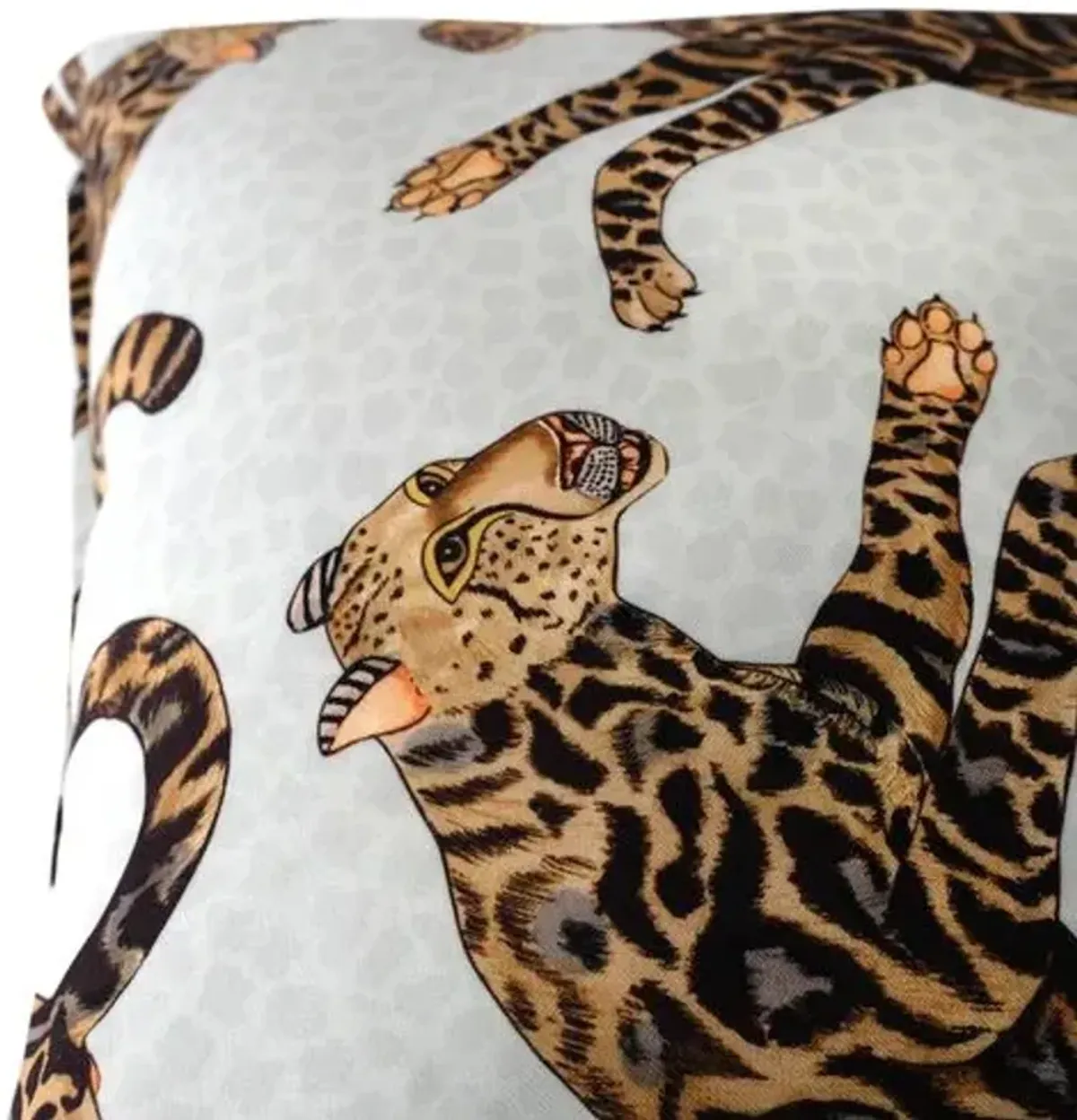 Cheetah Kings 20x20 Pillow - Stone - Ngala Trading Co.