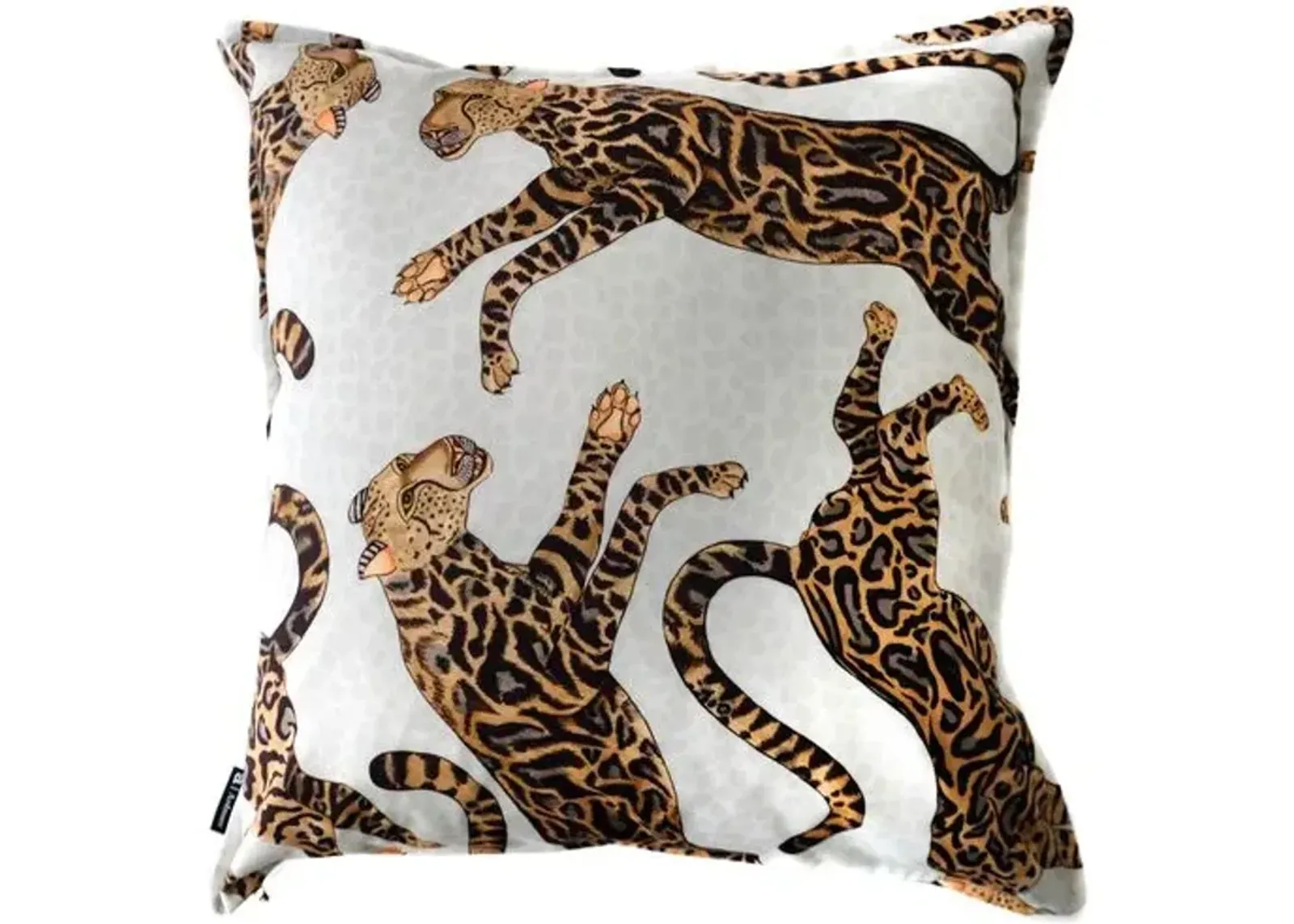 Cheetah Kings 20x20 Pillow - Stone - Ngala Trading Co.