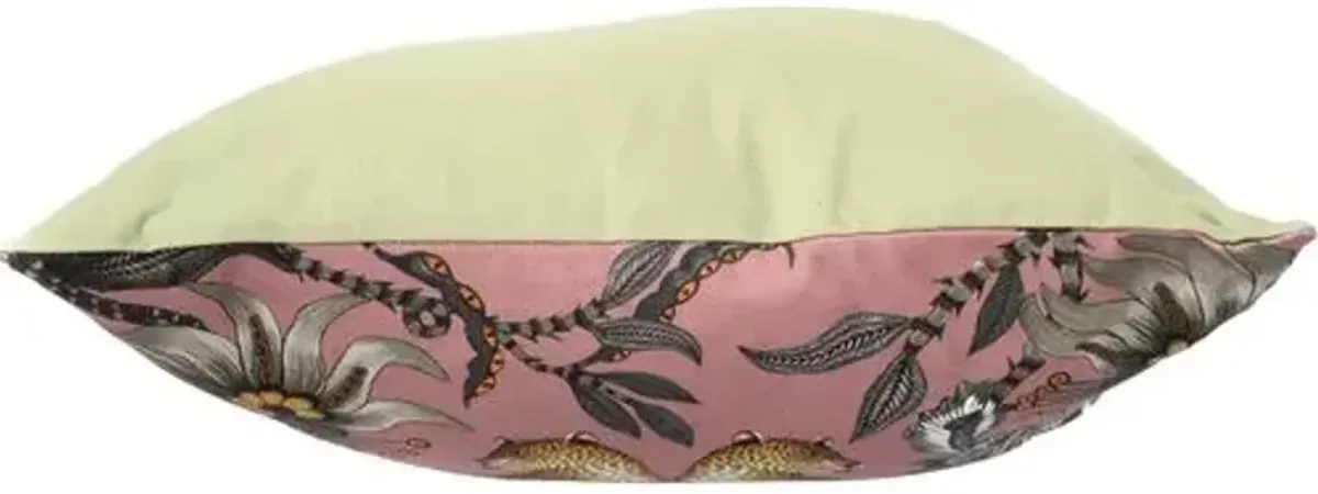 Lovebird Leopards 20x20 Pillow - Pink - Ngala Trading Co.