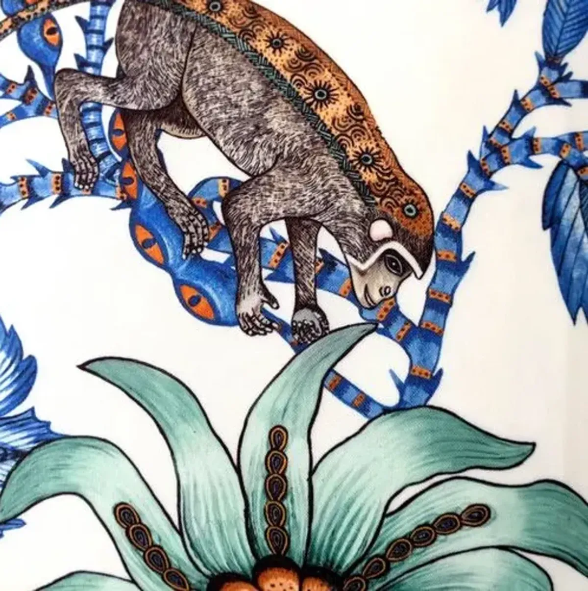 Monkey Bean 20x20 Pillow - Tanzanite - Ngala Trading Co.