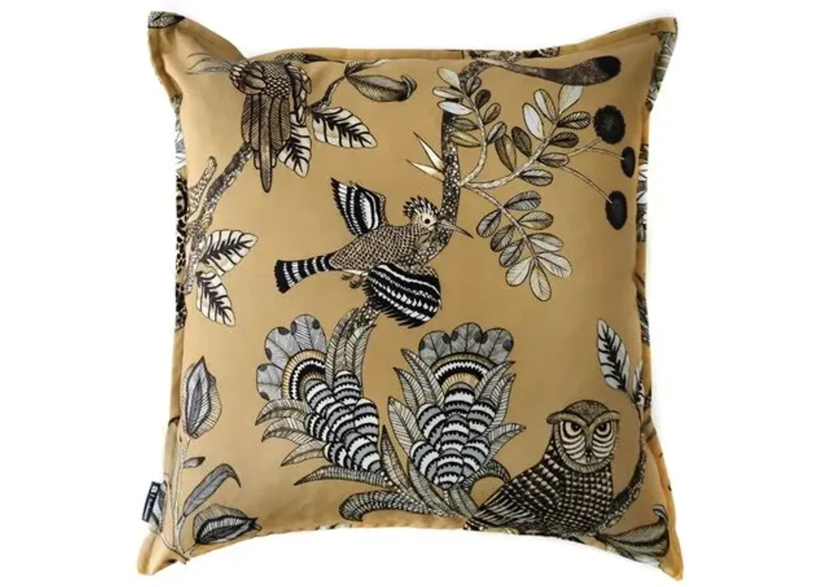 Camp Critters 20x20 Pillow - Gold/Black - Ngala Trading Co.