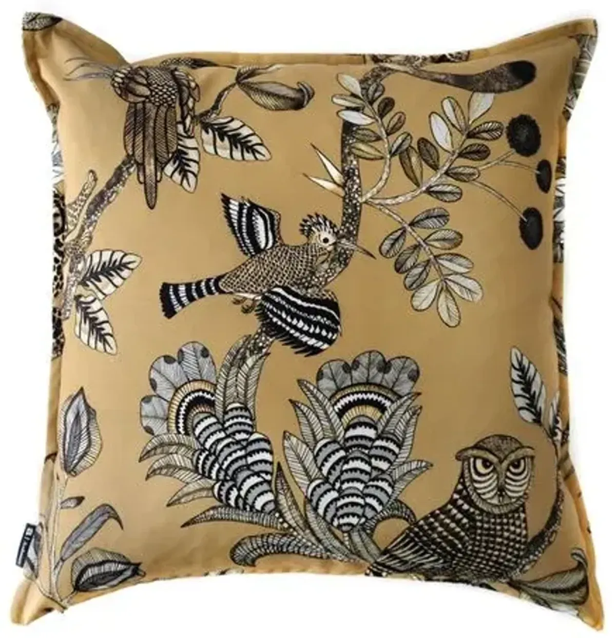 Camp Critters 20x20 Pillow - Gold/Black - Ngala Trading Co.