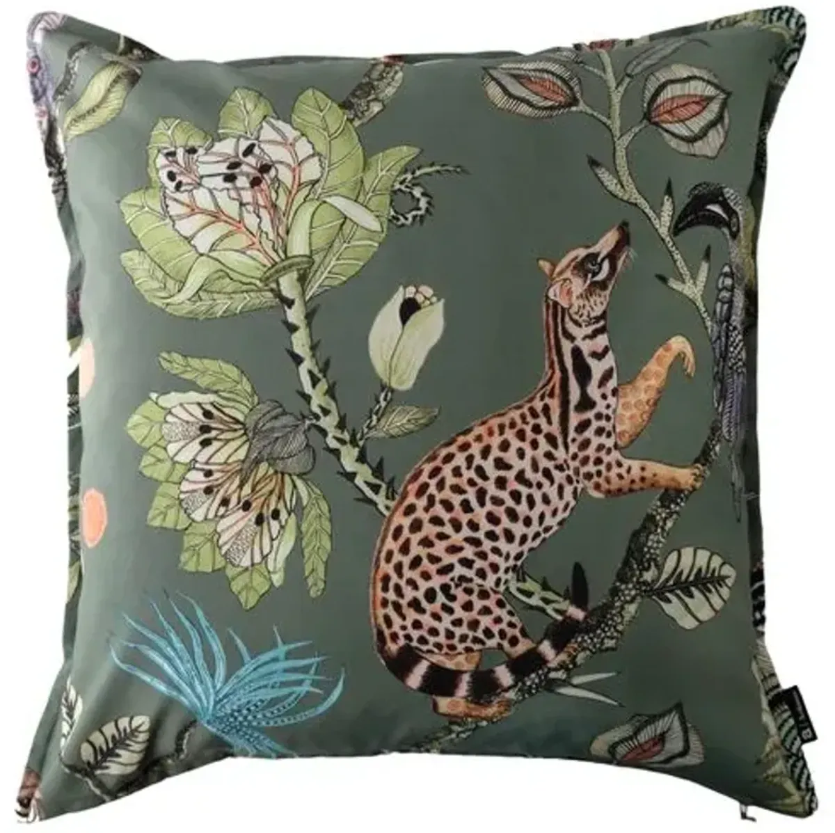 Camp Critters 20x20 Pillow - Green - Ngala Trading Co.