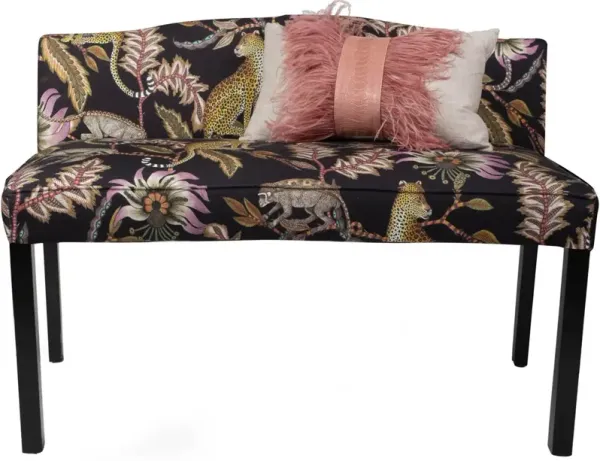 Monkey Bean Bench, Black/Pink