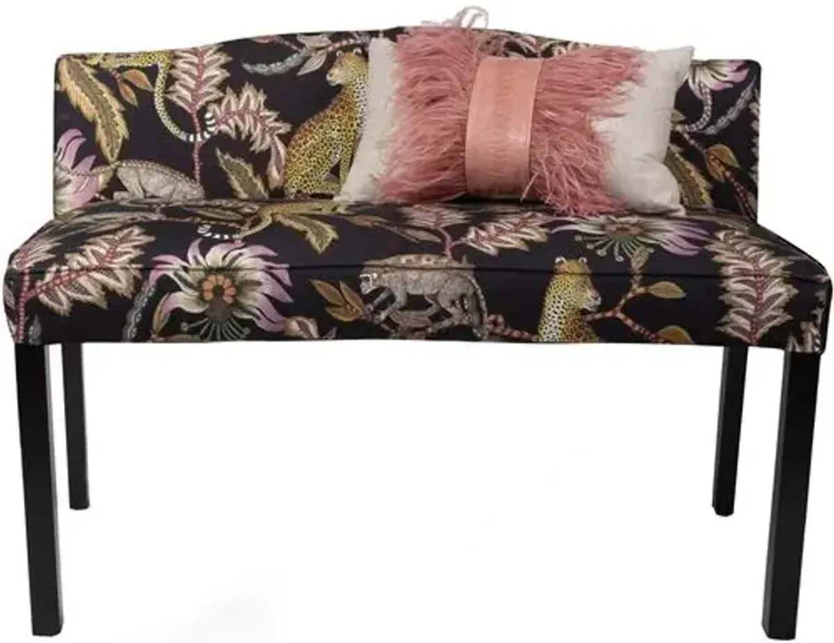 Monkey Bean Bench - Black/Pink - Ngala Trading Co.