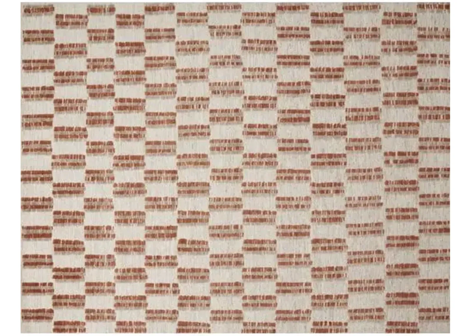 Harrison Rug - Beige/Rust - Red - Red