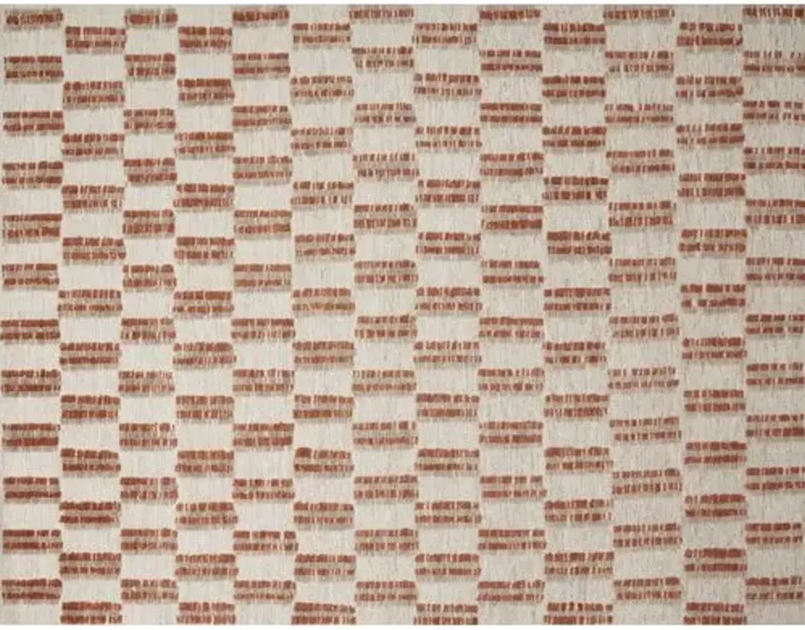 Harrison Rug - Beige/Rust - Red - Red