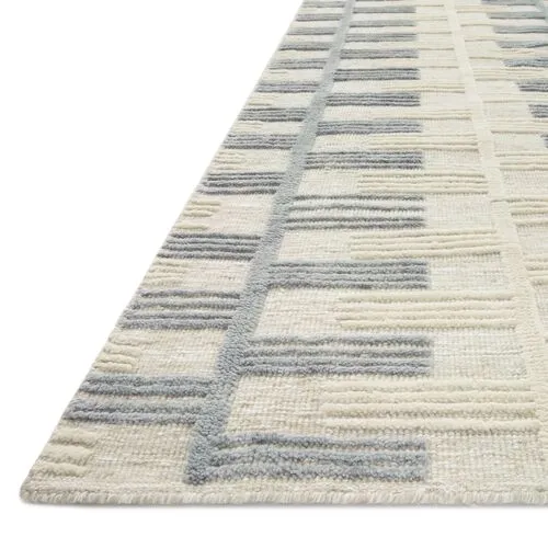 Harrison Rug - Ivory/Slate - Ivory