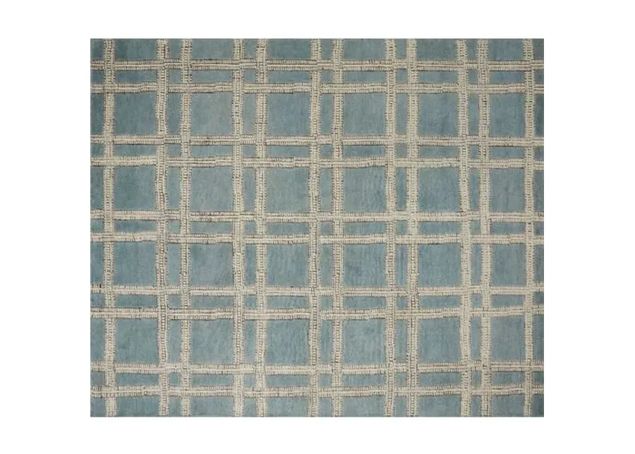 Milton Rug - Ocean/Ivory - Blue - Blue