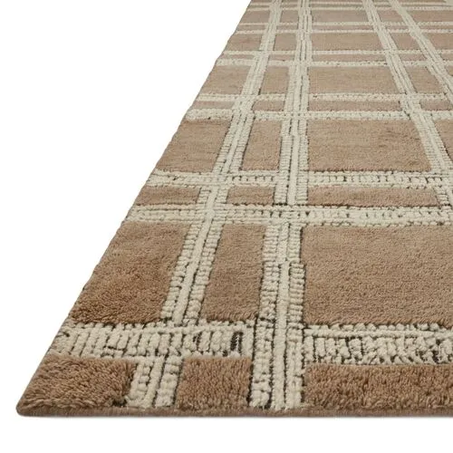 Milton Rug - Taupe/Ivory - Brown - Brown