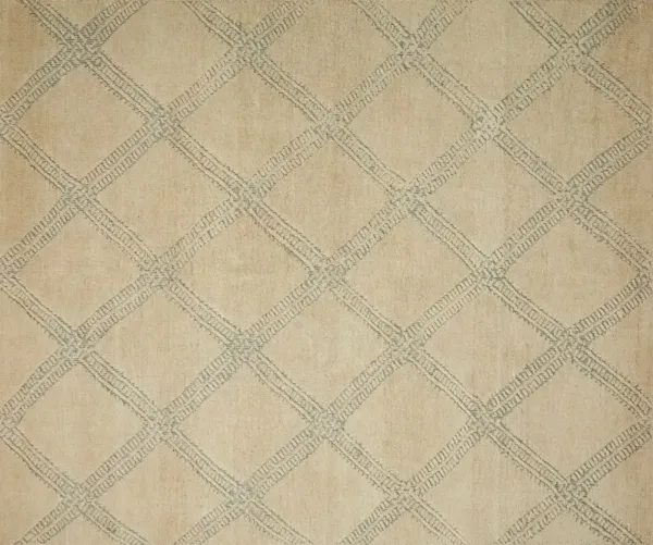 Milton Rug - Beige/Ocean - Beige