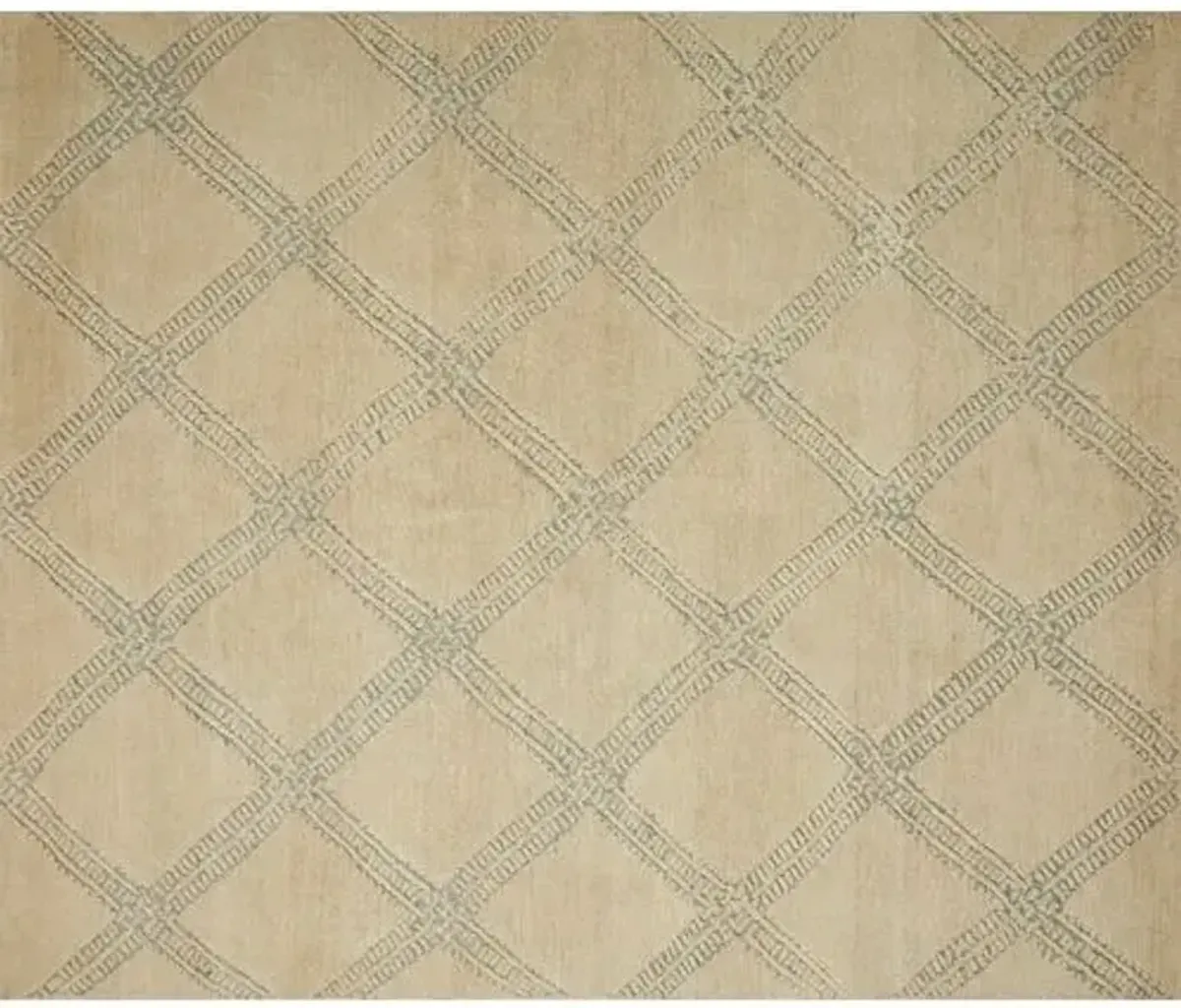 Milton Rug - Beige/Ocean - Beige