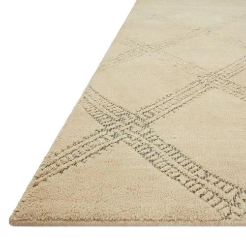 Milton Rug - Beige/Ocean - Beige