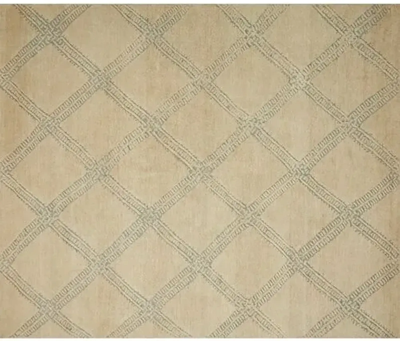 Milton Rug - Beige/Ocean - Beige