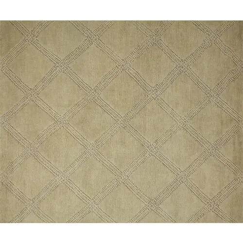 Milton Rug - Olive/Taupe - Green - Green