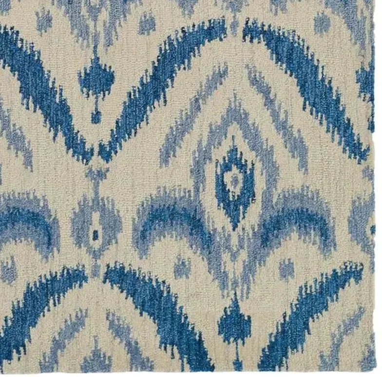 Leiden Brielle Rug - Blue - Blue