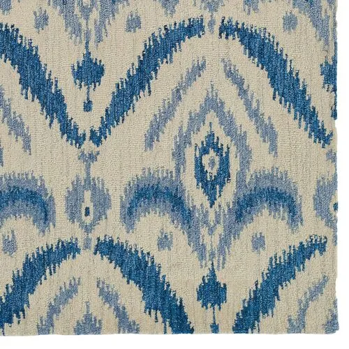 Leiden Brielle Rug - Blue - Blue