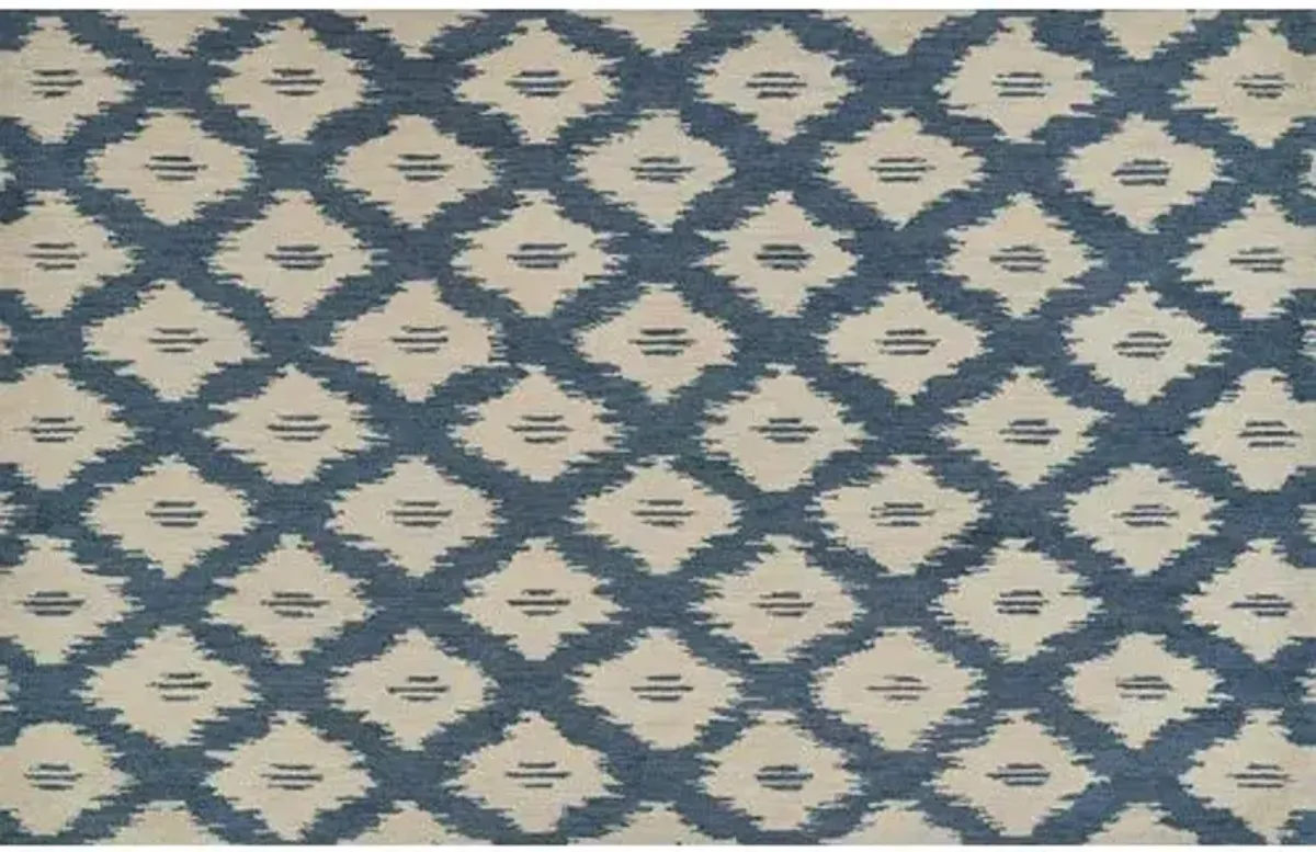 Leiden Bev Rug - Slate - Blue - Blue