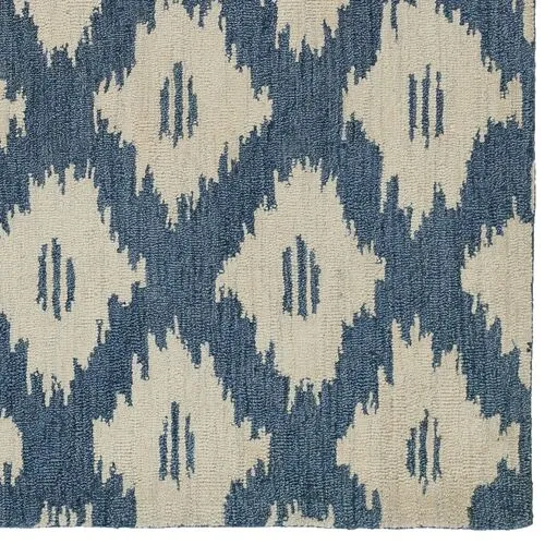 Leiden Bev Rug - Slate - Blue - Blue