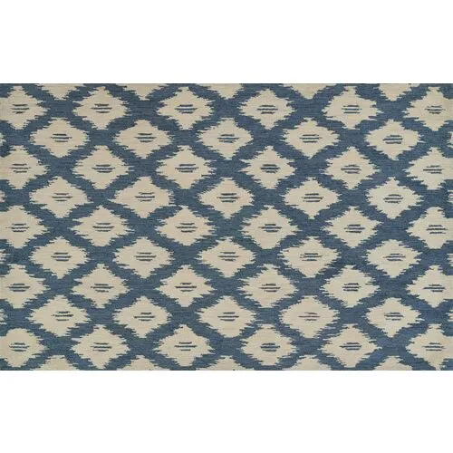 Leiden Bev Rug - Slate - Blue - Blue