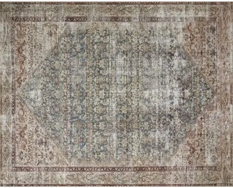 Rug Teal/Antique Amber Lewis x Loloi Green Green by One