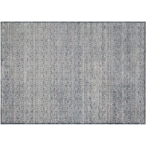 Zuma Rug - Denim/Ivory - Amber Lewis x Loloi - Blue - Blue