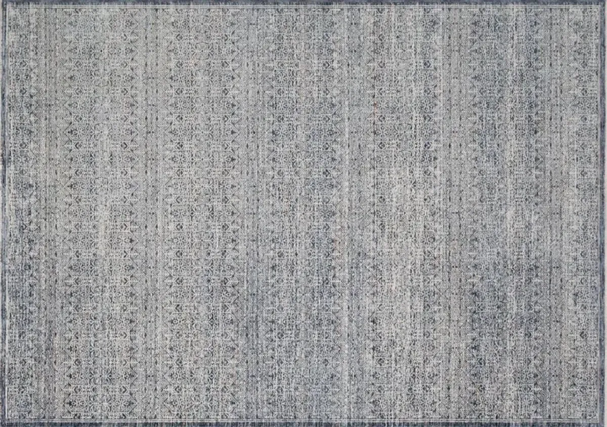 Zuma Rug - Denim/Ivory - Amber Lewis x Loloi - Blue - Blue
