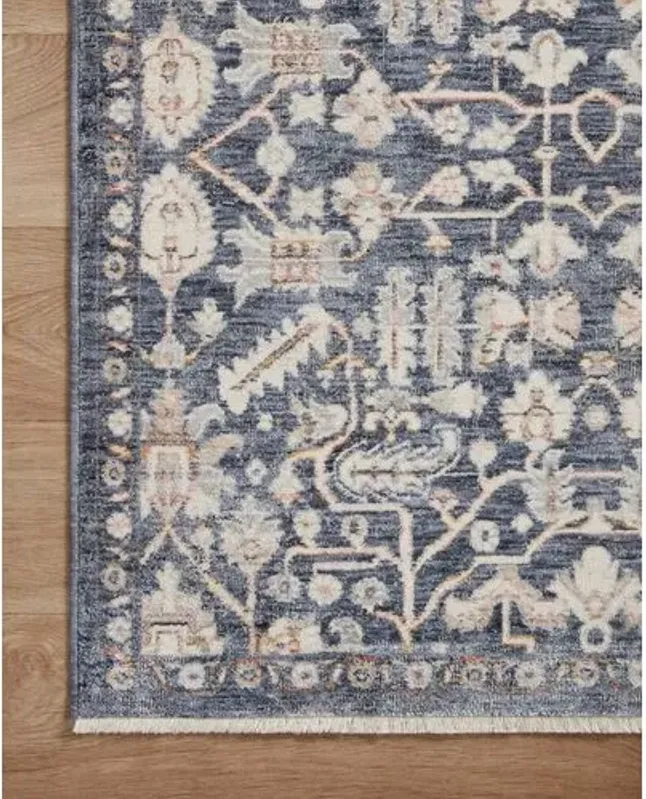 Zuma Rug - Blue/Ivory - Amber Lewis x Loloi - Blue