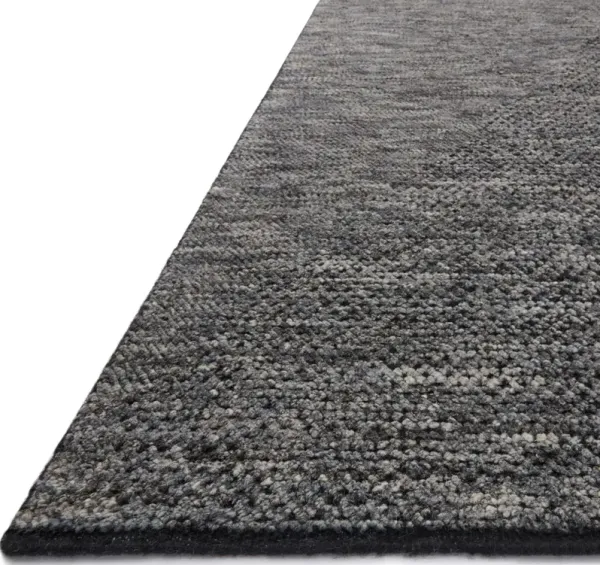 Collins Rug, Charcoal/Denim