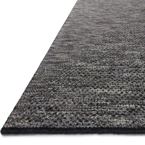 Collins Rug - Charcoal/Denim - Amber Lewis x Loloi - Gray - Gray