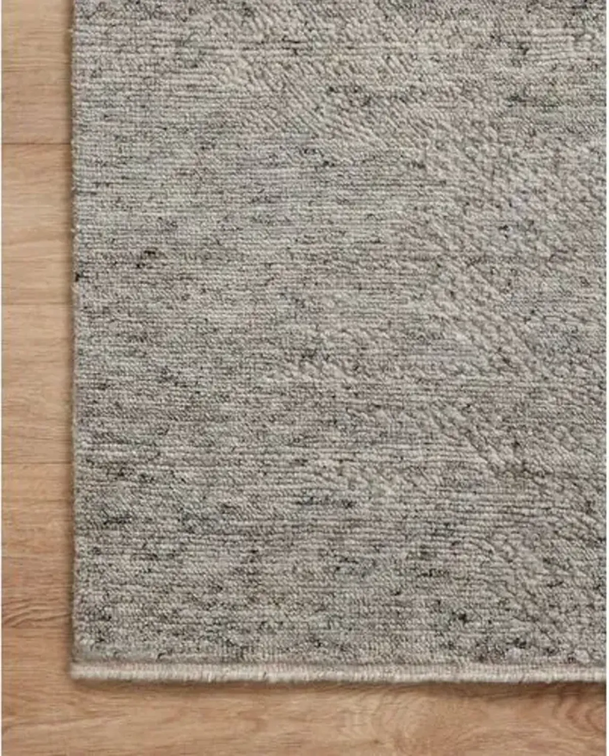 Collins Rug - Pebble/Silver - Amber Lewis x Loloi - Gray - Gray