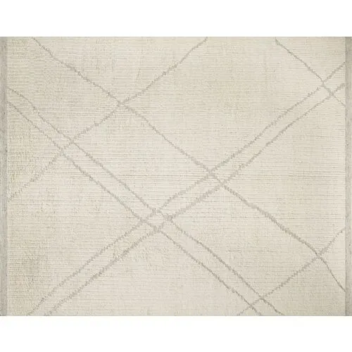 Gwyneth Rug - Ivory/Silver - Amber Lewis x Loloi - Gray - Gray