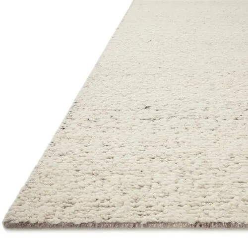 Mulholland Rug - Silver/Natural - Amber Lewis x Loloi - Ivory - Ivory