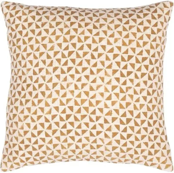 Riley Pillow - Brown/Beige