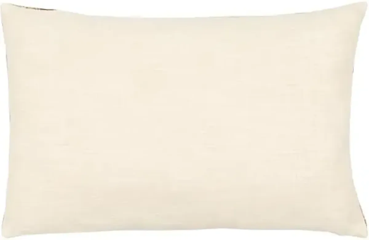 Justine 14x22 Lumbar Pillow - Brown/Beige