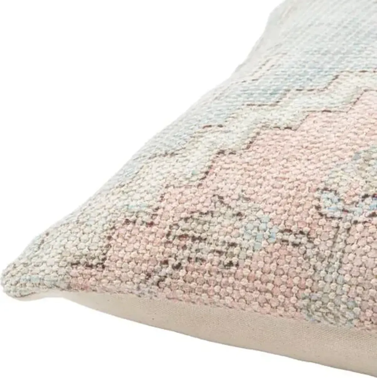 Drew 14x22 Lumbar Pillow - Cream/Pink