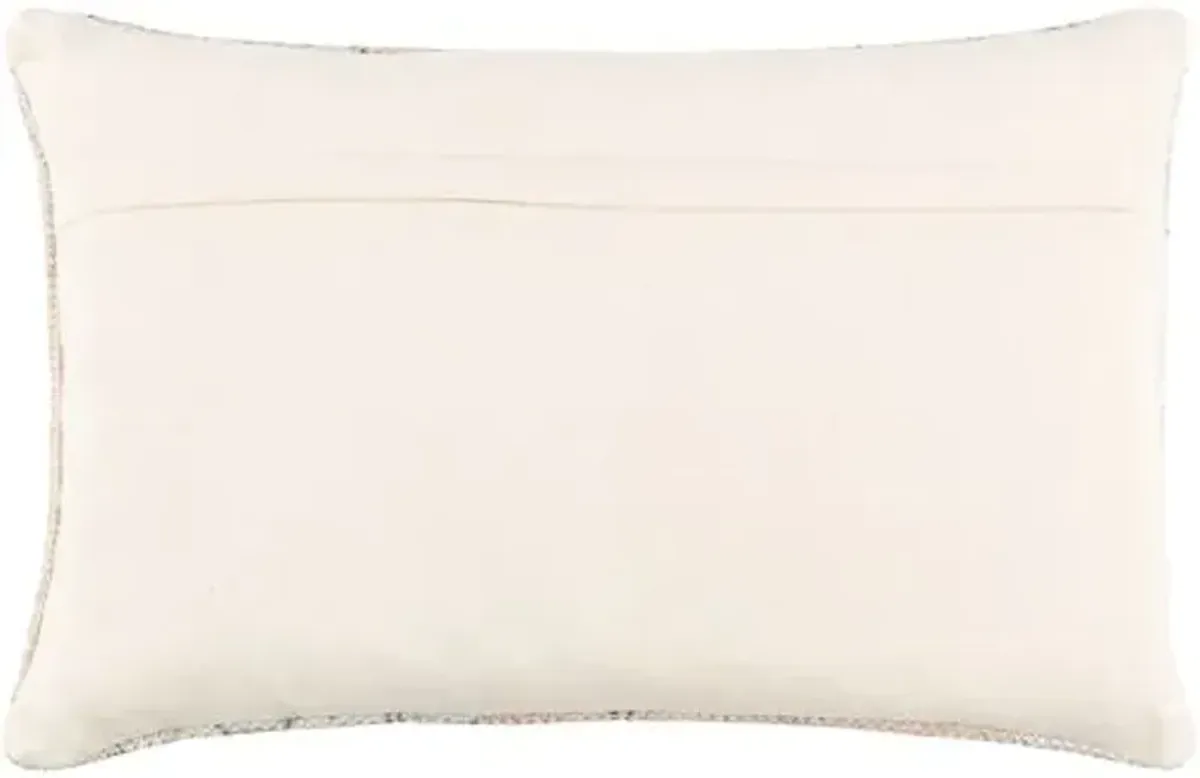 Drew 14x22 Lumbar Pillow - Cream/Pink